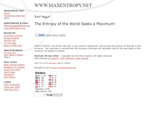 Tablet Screenshot of maxentropy.net